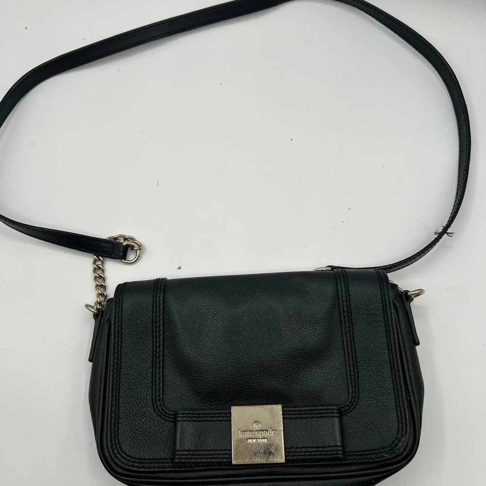 Kate Spade Black Goat‎ Leather Purae